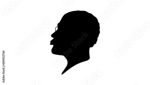 Fotografi Rudyard Kipling silhouette
