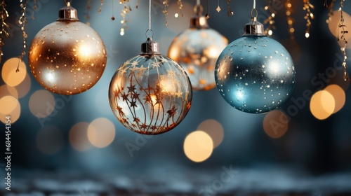 Christmas Holiday Bokeh Background   Background HD  Illustrations