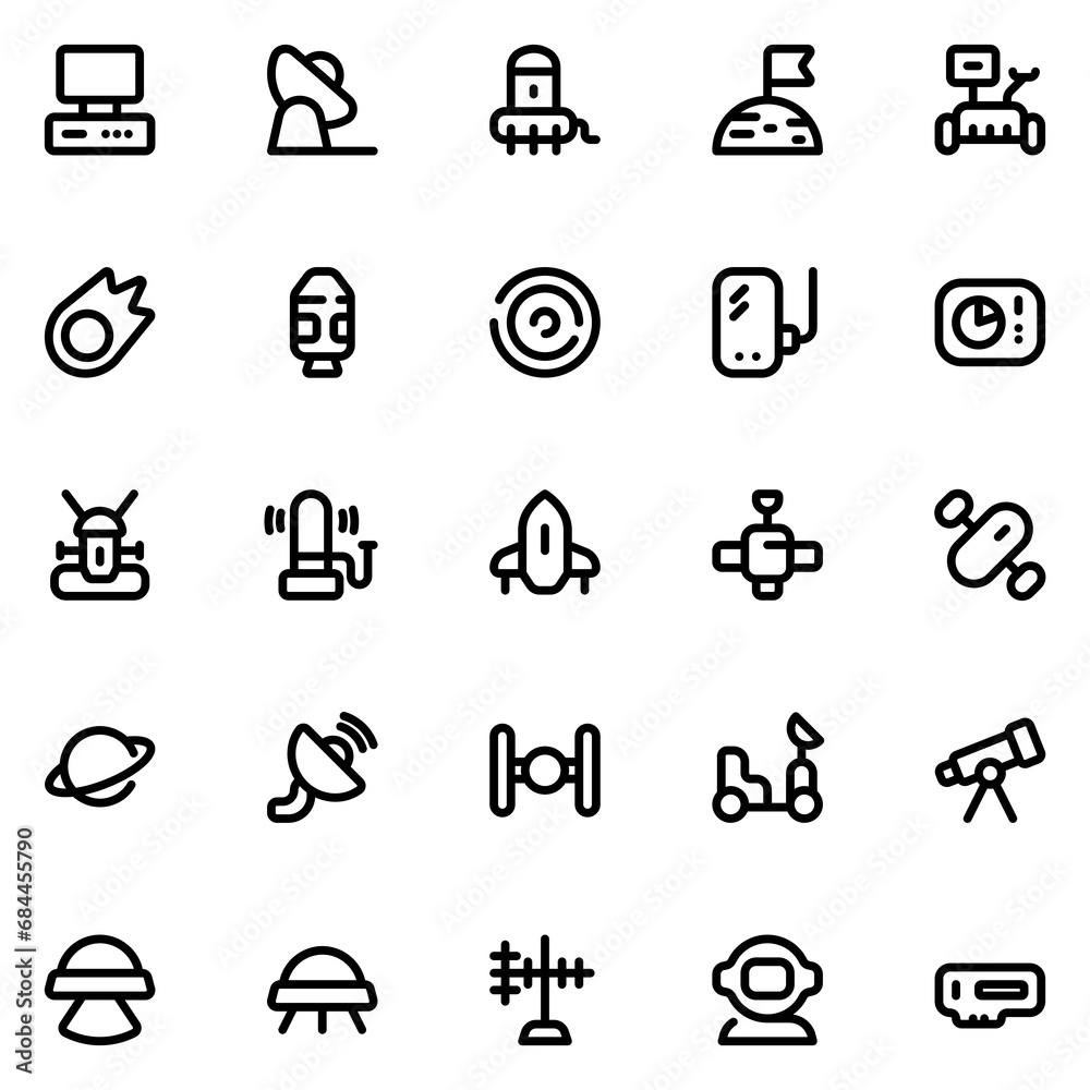 space tech line icon sheet
space tech line icon sheet