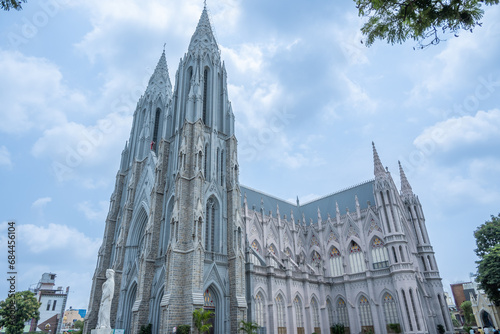 St. Philomena Cathedral is a catholic church located in Mysore photo