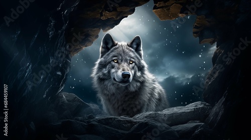 The wolf from the cave