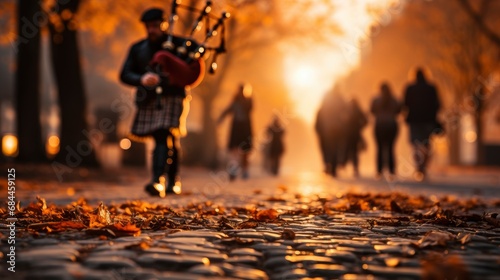 Cologne Germany Band Bagpipers Marches , Background HD, Illustrations