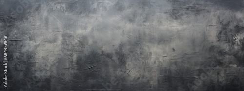 Generative AI image of an old black painted wall with grey cement texture © Eitan Baron