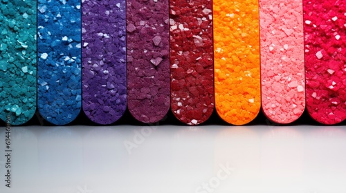 Colorful Glitter Isolated On White Background , Background HD, Illustrations