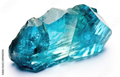 Aquamarine crystal mineral