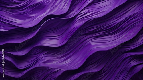 Abstract purple background. Convex wavy lines . A wall with a texture. Flowing 3d stripes