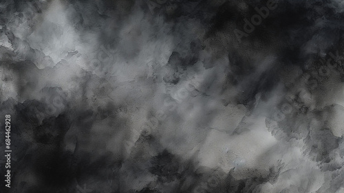 Black and gray watercolor texture background