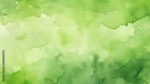 Light green watercolor background © BornHappy