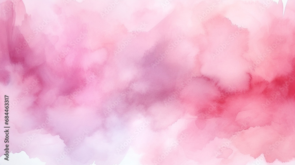 Pink watercolor splash abstract background