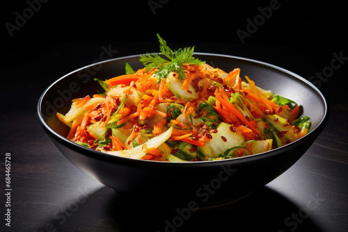 Korean cabbage and carrot salad