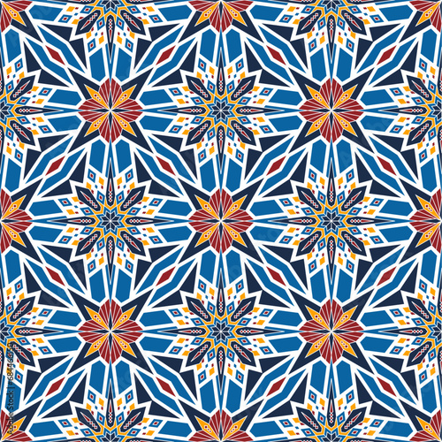 Mandala Art Geometric Pattern for Ethnic Theme