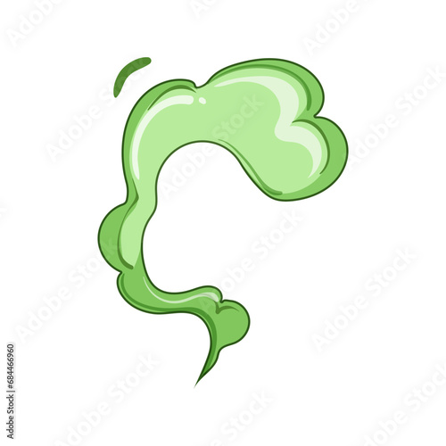 unpleasant smell fart cartoon. aroma y, nose person, model shocked unpleasant smell fart sign. isolated symbol vector illustration