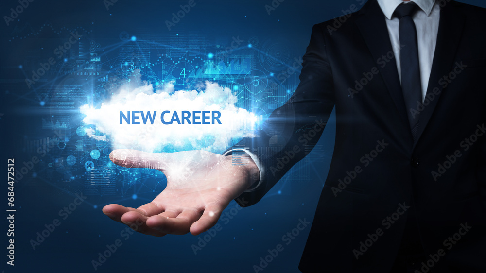 Hand of Businessman holding motivational message Hand of Businessman holding motivational message