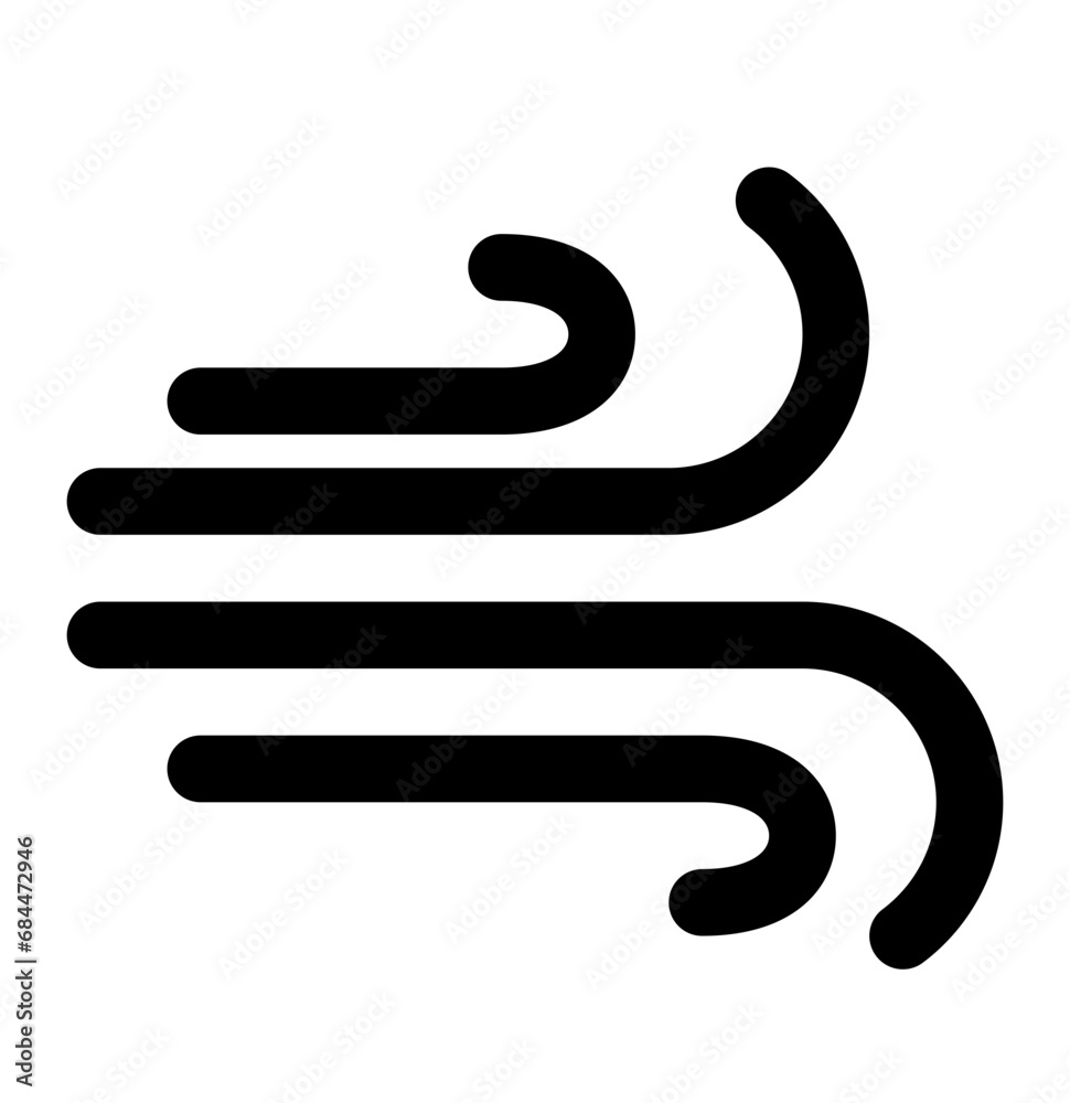 wind line icon wind line icon