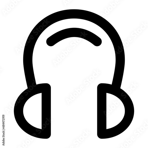 earmuffs line icon