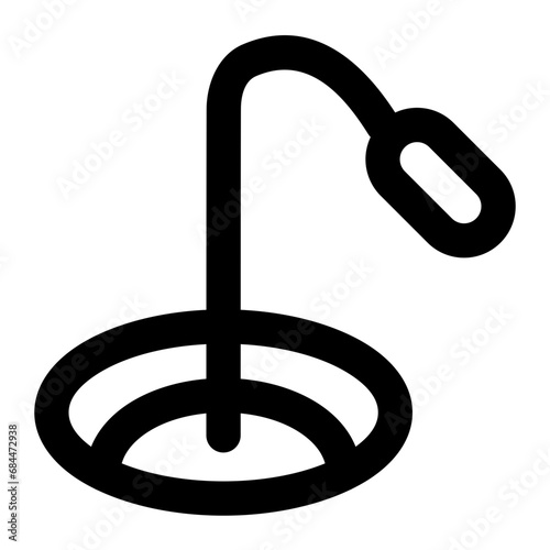 ice fishing line icon