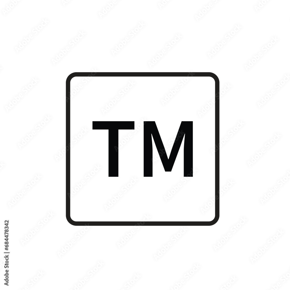 Trade mark icon vector logo design template Trade mark icon vector logo design template