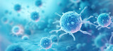 Coronavirus- 20 dangerous strains of influenza, research and analyze coronavirus outbreak of Covid-19, cancer cell background, microscopic virus, laboratory, epidemic prevention medical technology