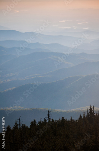 An Overlook at Mount Mitchell State Park, North Carolina