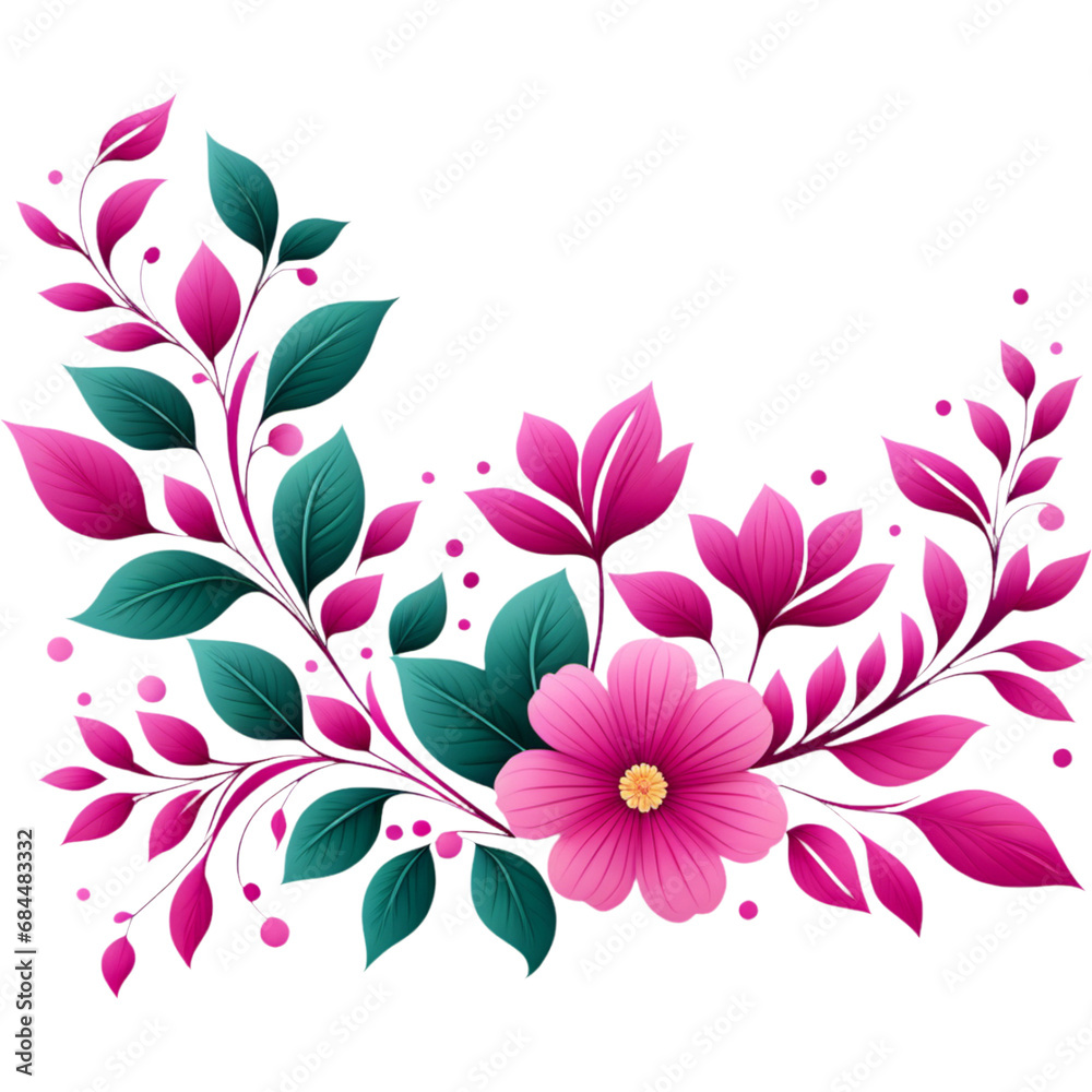 Beautiful Pink floral decoration Beautiful Pink floral decoration