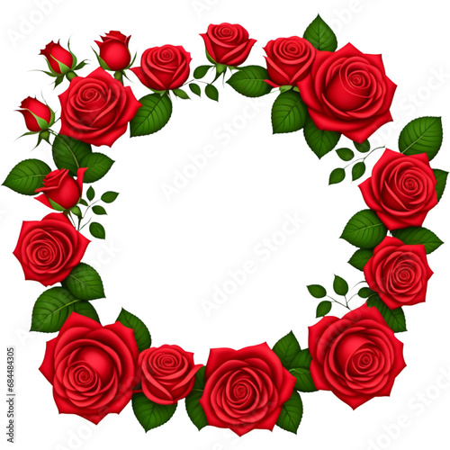 Red roses decoration