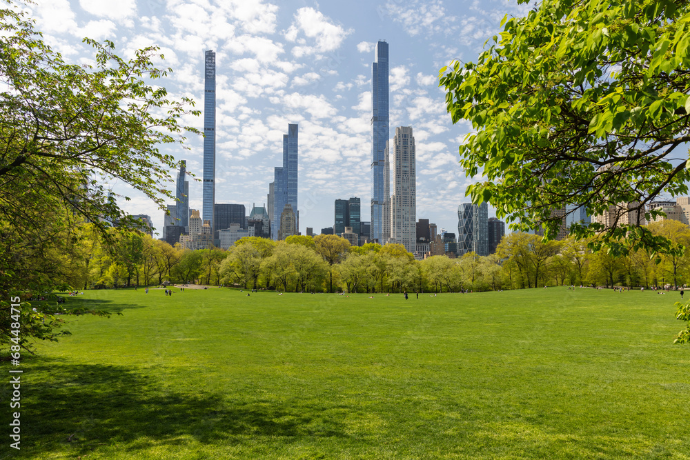 Obraz premium Manhattan skyscrapers and Central Park