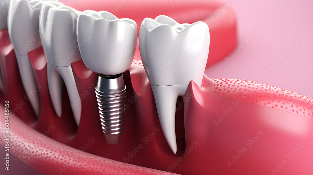 Dental implant dental treatment concept Dental implant dental treatment concept