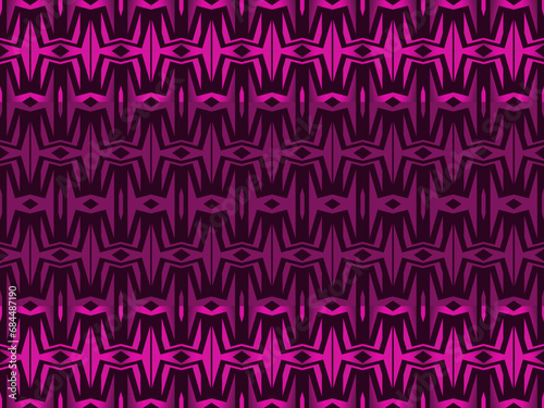 Metal background with shiny purple ornament, with steel concept.