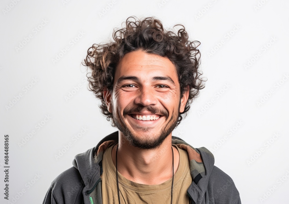 Portrait of happy smiling confident Artist Portrait of happy smiling confident Artist