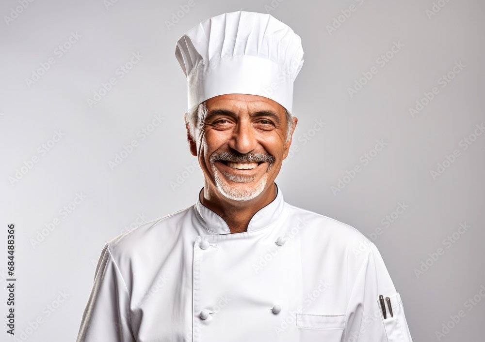Portrait of happy smiling confident Chef Portrait of happy smiling confident Chef