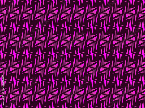 Metal background with shiny purple ornament, with steel concept.