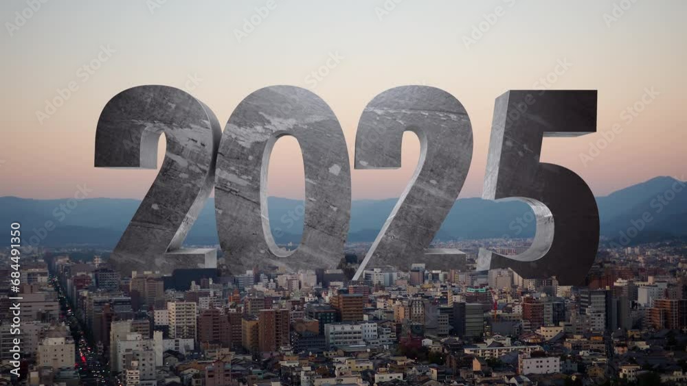 to the new year 2025. The huge 2024 structure towers over the