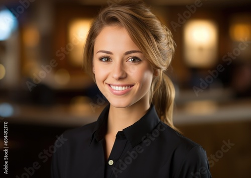 Portrait of happy smiling confident Hotel Staff