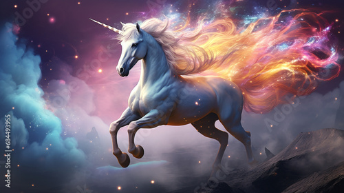 Unicorn in cosmic space