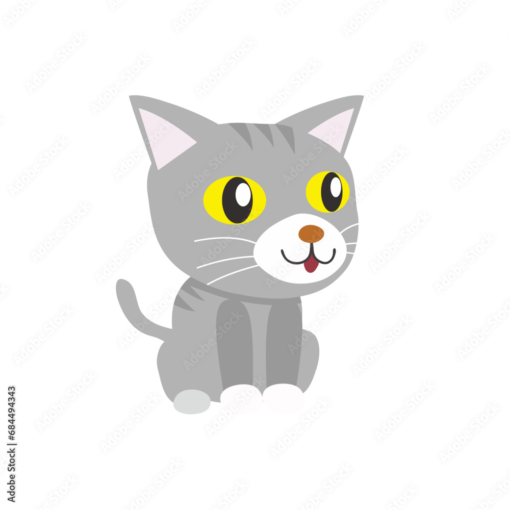 cute set of gray cats with yellow eyes kitty cute set of gray cats with yellow eyes kitty