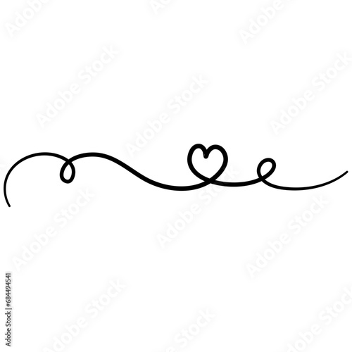 Swirls and scrolls, Calligraphic underline lines, stroke and curls