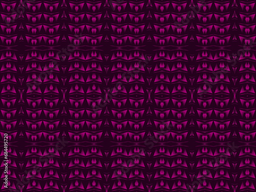 Metal background with shiny purple ornament, with steel concept.