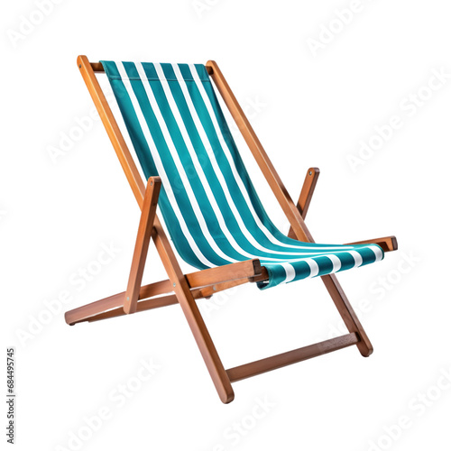 beach chair isolated on a transparent background