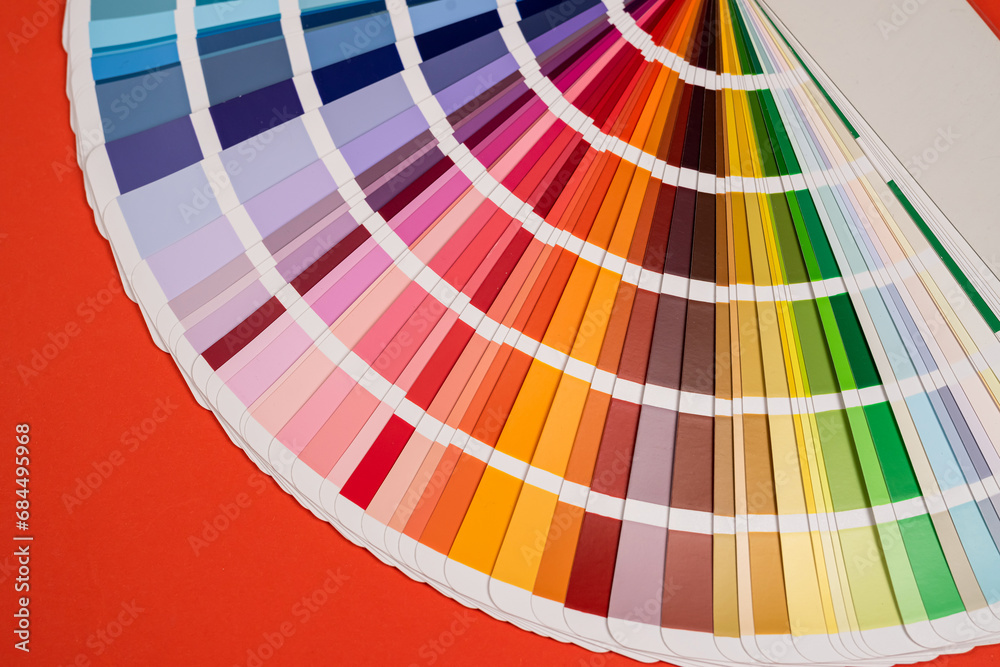 Obraz premium Color catalog with different tint and shadow