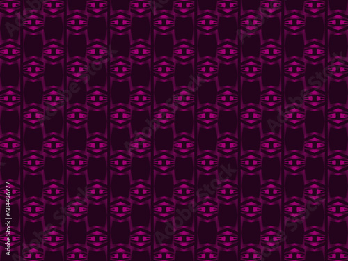 Metal background with shiny purple ornament, with steel concept.