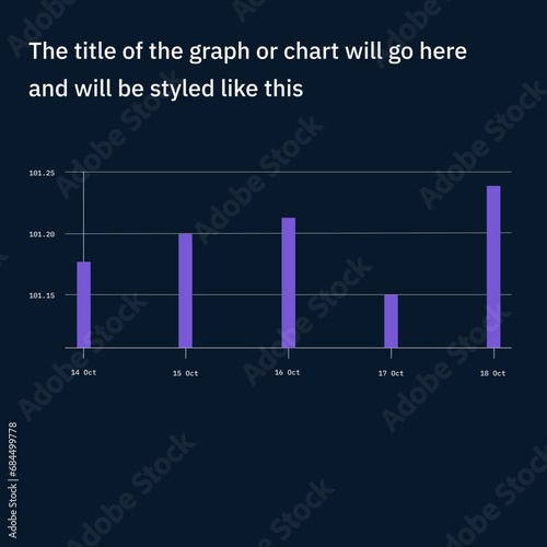 Bar Chart Vector Template