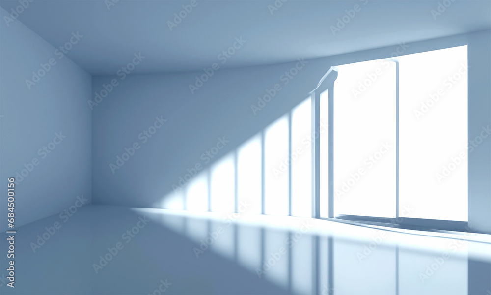 Fototapeta premium 何もない白い部屋