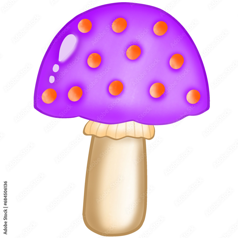 Cute purple Mushroom Cute purple Mushroom
