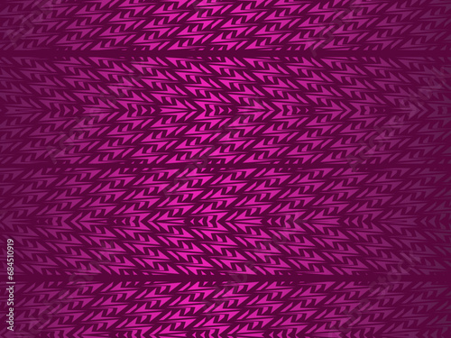 Metal background with shiny purple ornament, with steel concept.