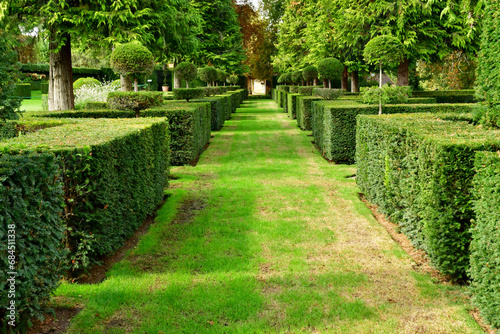 Salignac Eyvigues; France - october 7 2023 : the Eyrignac manor gardens photo