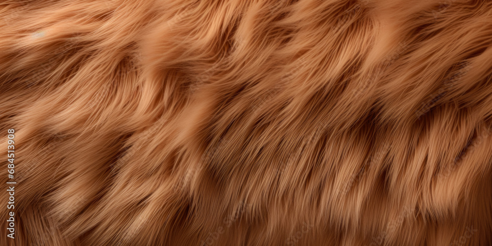 Naklejka premium Texture Of Animal Thick Fur For Wallpaper And Design Solutions Created Using Artificial Intelligence