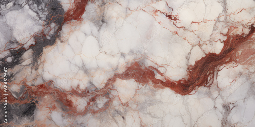 Fototapeta premium Marble Texture With Veins And Specks Created Using Artificial Intelligence
