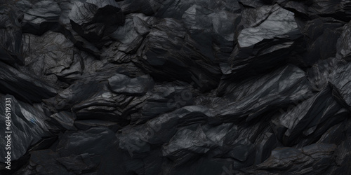 Surface Texture Of Matte Frozen Obsidian For Wallpaper Created Using Artificial Intelligence