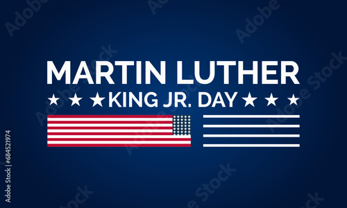 Martin Luther King Jr. Day vector template Celebrating Civil Rights and Equality with MLK Tribute and Inspirational Unity. background, banner, card, poster design.