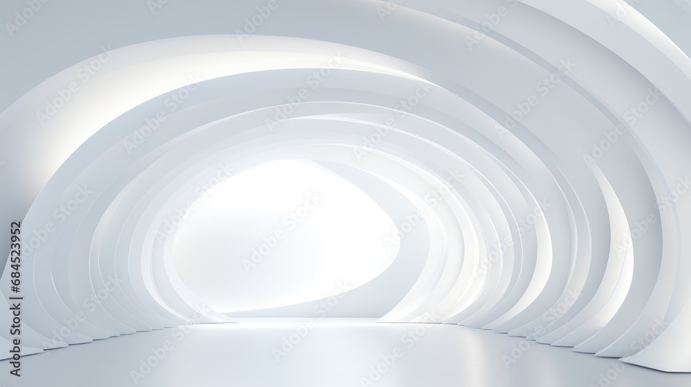 Obraz premium 3D Light White Background